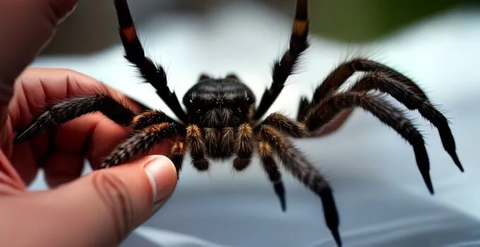 22019 inspecting tarantula