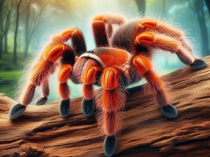 22234 orange baboon tarantula substrate