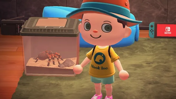 22277 animal crossing tarantula behavior