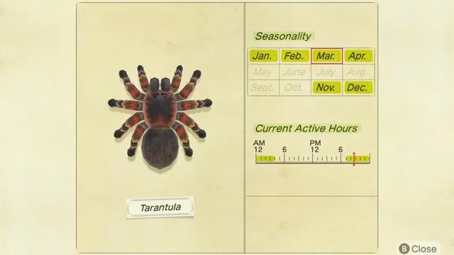 22277 animal crossing tarantula selling